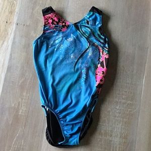 GK Elite leotard- Cirque du Soleil collection